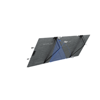 effold160lw Módulo Solar Bifacial, Portátil y Flexible de 160W Recomendado para Estaciones Portátiles EcoFlow / Ajuste de Ángulo / Carga Eficiente / Incluye Cable XT60 a MC4