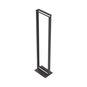 eirl-5545 Rack de 2 Postes, Estándar 19", 45 Unidades, Fabricado en Acero, Base "L" para Anclar a Piso.
