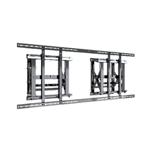 Soporte Estructural Modular para Pantallas | Altura Ajustable de 200 mm a 1600 mm | Ancho 600 mm | Profundidad 134 mm a 300 mm | Diseño Metálico| Compatible con Diferentes Tamaños de Pantallas |Soporta Formato Horizontal y Vertical.