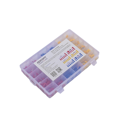 ep-tkm-580 Juego de 580 pzas. Terminales Variadas con Forro y Caja de Almacenamiento.