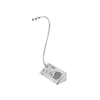 ep001t Sistema de Intercomunicación | Ideal para Ventanillas | Audio de voz de dos vías | 12V/1A 2W | Micrófono Interior + Micrófono Exterior