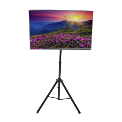 epb036ec Trípode Portátil con Soporte de piso para Monitores de 32 a 65" / Vesa 600 x 400 / Acero / Montaje de 65 cm a 1 mt