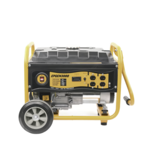 epgen3000 Generador a Gasolina / Planta de Emergencia 3kW (7HP), 110Vca, Encendido de Jalón, Jaula con Ruedas para Fácil Traslado