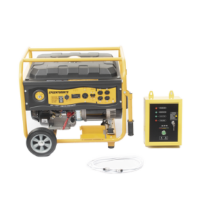 epgen7000ats Generador a Gasolina / Planta de Emergencia con Encendido Automático, 6.5KW, 220Vac 2 Fases, Jaula con Ruedas para Fácil Traslado
