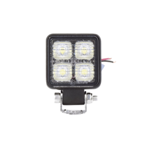 Luz de trabajo de 4 LED de 10 Watt, 12-24 Vcd, 800 lúmenes