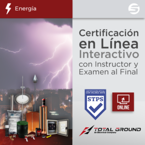 expert-tg1-virtual Certificación Virtual en Tierras Físicas y Pararrayos Total Ground (Válida Ante Secretaría del Trabajo)