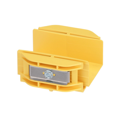 fbc2x2lyl Union Recta "Cople", Para Canaleta FiberRunner™ 2X2, Color Amarillo
