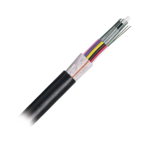 fotnx12 Cable de Fibra Óptica 12 Hilos, OSP (Planta Externa), No Armada (Dieléctrica), MDPE (Polietileno de Media Densidad), Multimodo OM3 50/125 Optimizada, Precio Por Metro