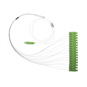 fponcs1x16 Divisor Óptico (Splitter) Tipo PLC, de 1x16, Con Conector de Entrada SC/APC y Conectores de Salida SC/APC