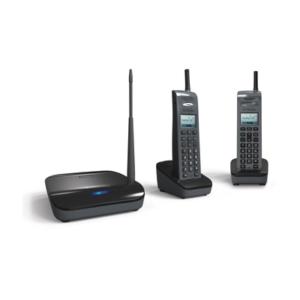 freestyl-sip2 Sistema Telefónico Inalámbrico SIP de Largo Alcance, Incluye Base y Dos Teléfonos Inalámbricos, Soporta 10 Cuentas SIP, Hasta 4 Llamadas Simultaneas,