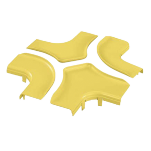 Tapa Para Accesorio de 4 Vías Horizontal FRFWC6X4LYL, Para Canaletas FiberRunner™ 6X4, Color Amarillo