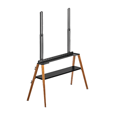 fs36-46f-02 Soporte de TV Easel Studio TV Floor Stand | Compatible VESA 200x200 a 600x400 | Para Pantallas de hasta 75 Pulgadas | Capacidad de Peso 40 kg | Altura Ajustable 905-2590 mm | Incluye Cable Anti-Caída