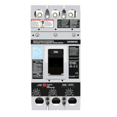 fxd63b250l Interruptor Termomagnético 600V 3X250A, Con zapatas principales.