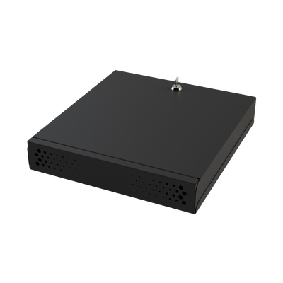 gabvid1r3 Gabinete Metálico de Seguridad para DVR/NVR, Ancho 396 mm x 78 mm de Alto x
