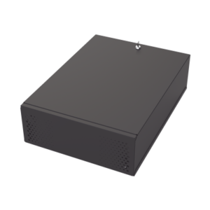 gabvid4r3 Gabinete Metálico para DVR/NVR con Chapa y llave.