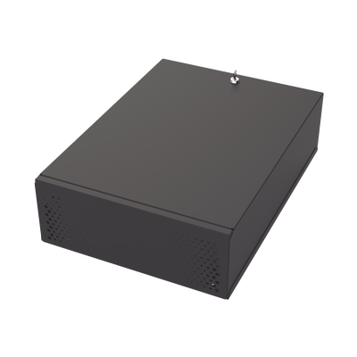 gabvid4r3 Gabinete Metálico para DVR/NVR con Chapa y llave.