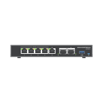 gcc6010 4 en 1: Firewall Nueva Generación, Router, PBX IP, Switch Gigabit de 5 Puertos (4 PoE) y 2 Puertos SFP 2.5 Gigabit
