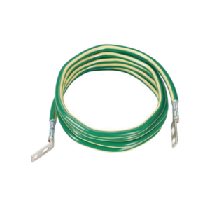 gj696uh Jumper para Aterrizar Equipos, 6 AWG, con Terminal Doblada a 45 Grados (LCC6-14JAWH-L) Para Conexión a Tierra y Terminal Recta (LCC6 - 14JAW-L) Para Equipos , 2.4 m de Largo