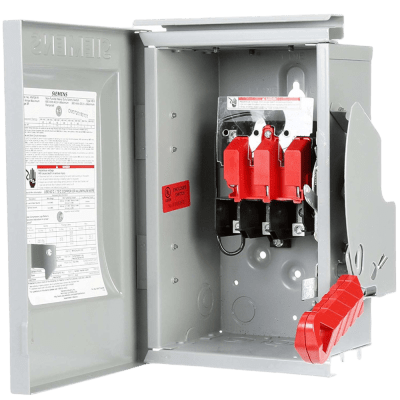 gnf322a Interruptor de Seguridad GNF322A, 240Vca, 3 polos, 60 Amp, sin portafusibles, Nema 1.