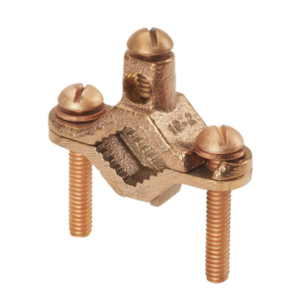 gpc2-1d-c Abrazadera de Bronce para Tierra Física para Conductor 2 AWG, 1 Pieza
