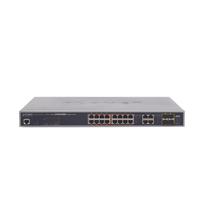gs-4210-16up4c Switch administrable L2, 16 puertos 10/100/1000T Ultra PoE + 4 puertos Gigabit Combo TP/SFP