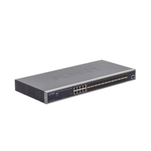 Switch Administrable Capa 2 con Fuente de Alimentación Redundante, 24 Puertos SFP Gigabit 100/1000X, 8 Puertos Combo RJ45 Gigabit.