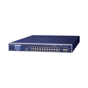 gs-5220-24upl4xvr Switch Administrable Capa 3, 24 Puertos Gigabit 802.3bt, Hasta 600 W, 4 Puertos 10 G SFP+, Con Pantalla Táctil para Configuración Básica