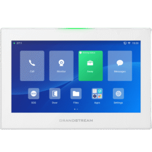 gsc-3574 Estación de Intercomunicación SIP con Wi-Fi 6, Bluetooth y Control Total para Agendamiento de Salas y Edificios Inteligentes (Color Blanco)
