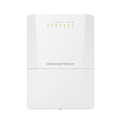 gwn7710r Switch PoE Lite administrable para exteriores de 6 puertos (5GE+1SFP) / Clasificación IP66 a prueba de polvo y agua