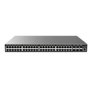 gwn7806p Switch Gigabit PoE+ Administrable / 48 puertos 10/100/1000 Mbps + 6 Puertos SFP+ / Hasta 400W / Compatible con GWN Cloud.