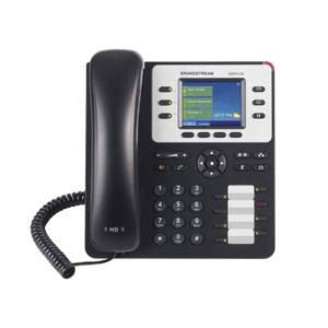 gxp-2130 Teléfono IP Empresarial de 3 Líneas con 4 teclas de función, 8 teclas de extensión BLF y conferencia de 4 vías. PoE