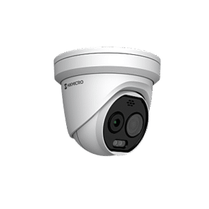 hm-td1228t-2-g1-t3a (Hikmicro) Turret IP Bi-espectral (Térmica + Óptica) / Sensor Térmico 256x192 / Sensor Óptico 5MP / Detección de Temperatura (-20°C a 650°C) / IA con Modelo GUANLAN / Luz Híbrida Inteligente / PoE / IP67