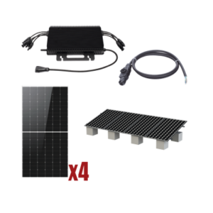 hms2000kit1 Kit Solar Interconexion / 2kW 220Vca / Microinversores HOYMILES / Montaje Incluido