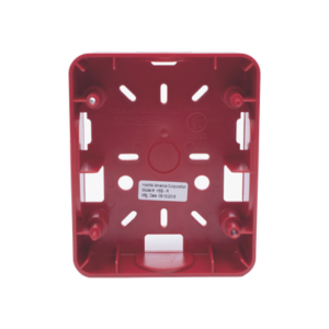 Caja Trasera Resistente a la Intemperie, Roja (para usar con la serie de estrobos HE) (0500-06360) De Hochiki