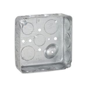 hub-192 Caja Cuadrada 4 x 4"/ Profundidad 1- 1/2"/ Cuenta con 11 Entradas de 1/2" y 6 de 3/4"..