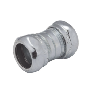 hub-2922 Cople Compresión de Acero Galvanizado para Pared Delgada de 1/2".