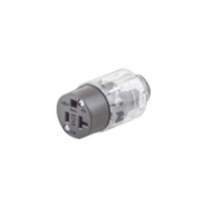 hub-520-lc Conector Iluminado 20 A 125 V CA 2 Polos 3 Hilos (Nema 5-20R).