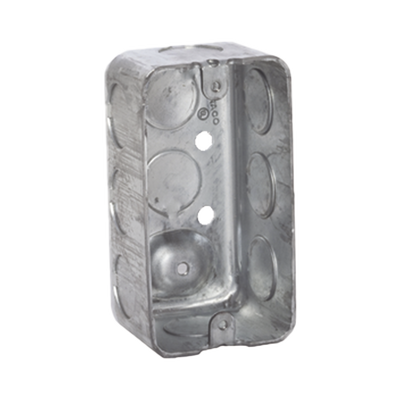 hub-660 Caja (Chalupa) 4x2"/ Profundidad 1-7/8"/ 10 Entradas de 1/2"/ Troquelada.