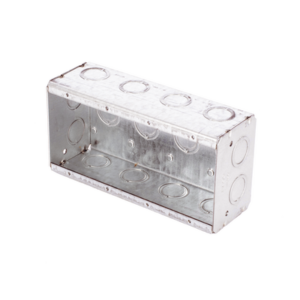 hub-693 Caja Multigang de 4 Gangs,/ Profundidad de 2-1/2"/ 20 TKO (1/2"- 3/4").