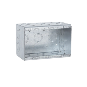 hub-697 Caja Multigang de 3 Gangs/ Profundidad de 3-1/2 Pulgadas (8.89 cm)/ 19 Entradas de 1/2 - 3/4 Pulgadas (1.27 - 1.91 cm)