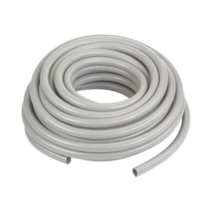 hub-g1075 Manguera hermética tipo PolyTuff no metálica gris de 3/4", 100 pies. Uso comercial/industrial.