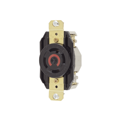hub-hbl-2710 Receptáculo con Bloqueo de Media Vuelta Industrial 30 a 125/250 V CA / 3 Polos 4 Hilos / Nema L14-30R.