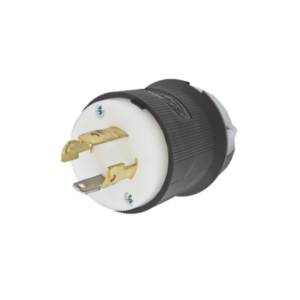 Clavija con Bloqueo de Media Vuelta Industrial 30 a 125/250 V CA / 3 Polos 4 Hilos / Nema L14-30P.