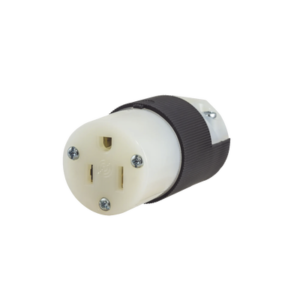 hub-hbl-5269-c Conector Entrada Recta/ 15A 125V/ 2 Polos 3 Hilos/ Nema 5-15R/ Grado Industrial- Comercial.