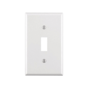 hub-p1w Placa para Interruptor de Palanca / Color Blanco.