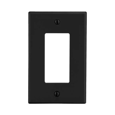 hub-p26-bk Tapa para Contacto Dúplex Color Negro.