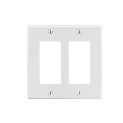 hub-p262w Tapa para Caja Multigang / Contacto Doble / Color Blanco.