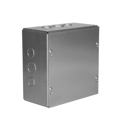 hub-sc-1515-04g Caja Extra Grande 15"x15"x 4"/ Profundidad 4"/Entradas Laterales - Finales 4 Entradas de 1/2"- 3/4", 2 Entradas de 3/4" - 1" y 2 Entradas de 1"- 1 1/4"/ Incluye tapa / Incluye tapa.