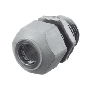 hub-sec-50ga Conector de Cable, Estilo Europeo, para Conductores de 0.17" a 0.45", para Conduit 1/2", Color Gris.