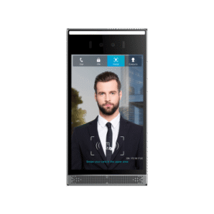 Videoportero IP SIP con Reconocimiento Facial, 8" IPS, 10,000 rostros, anti-suplantación, IP66/IK07, PoE